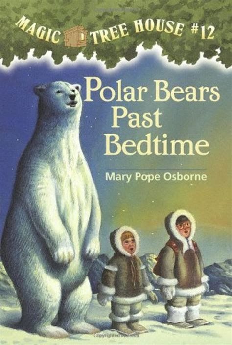 Magical forest cabin polar bears past bedtime